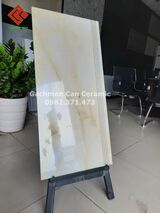 Gạch ốp bậc cầu thang vân đá nhập china