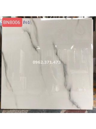 Gạch trắng vân khói 80x80 Ấn độ