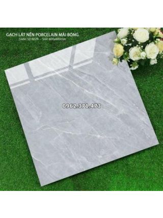 Gạch lát nền 60x60 vân đá xanh bóng