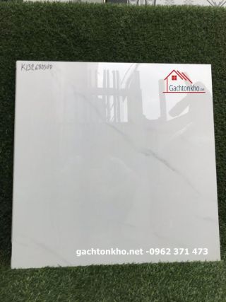 Gạch bóng kiếng 60x60 trắng vân khói