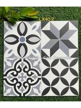 Gạch bông xương đá Porcelain 40x40