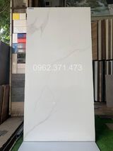 Gạch bóng kiếng 60x120 trắng vân khói D6802
