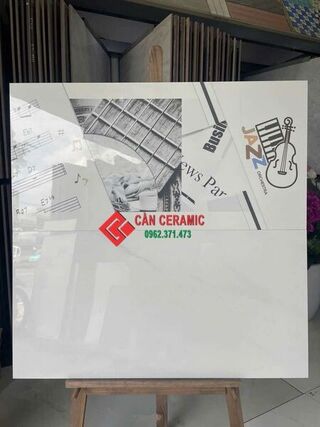 Gạch 40x80 viglacera trắng vân nhẹ 301