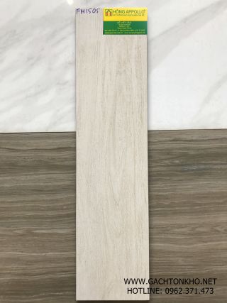Gạch lát nền giả vân gỗ 15x60 Royal tồn kho cao cấp FM1505