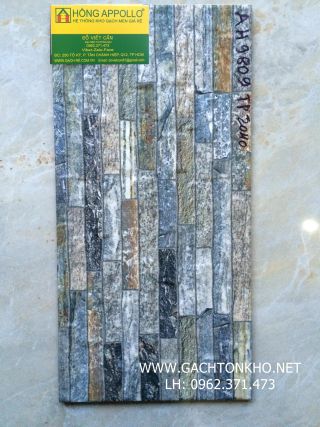 Gạch ốp tường trang trí 20x40 3D cao cấp tồn kho AH9809TP