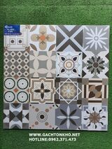 Gạch bông 60x60 trang trí phối cảnh đẹp 6205C