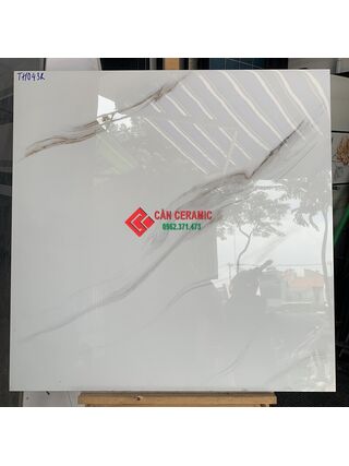 Gạch 80x80 trắng bóng vân vàng THO43R
