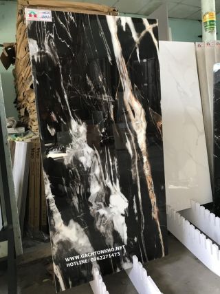 Đá bóng kiếng 60x120 lát nền vân đá