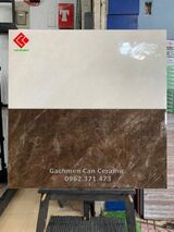 Gạch ốp tường bóng kiếng 40x80 màu đậm vân đá