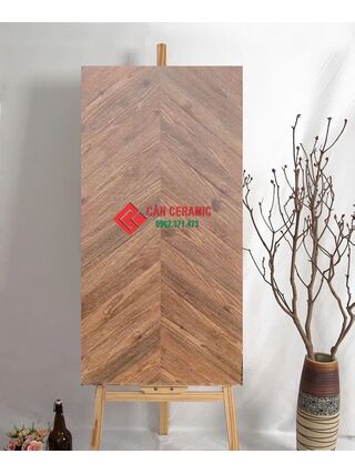 Gạch xương cá 60x120 Ấn Độ nâu đậm