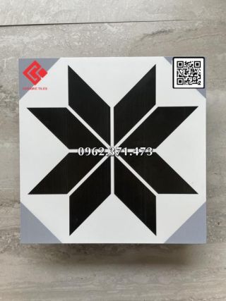 Gạch bông hoa văn hiện đại trang trí