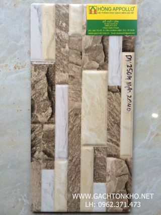 Gạch ốp tường trang trí 20x40 3D cao cấp tồn kho DK2504