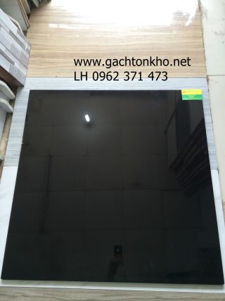 Gạch Lát Nền 80x80 đen bóng kiếng tồn kho giá rẻ