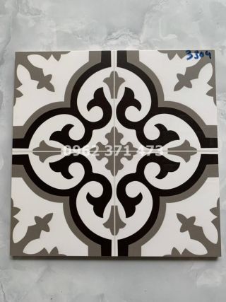 Gạch bông 30x30 hoa văn cổ điển 3304