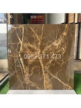 Gạch 60x60 ốp mặt tiền vân đá vàng đậm KHI624