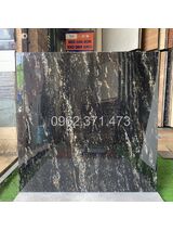Gạch 60x60 ốp mặt tiền vân đá đen xà cừ KHI625