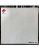 Đá nhám mờ 80x80 màu xám trắng tự nhiên