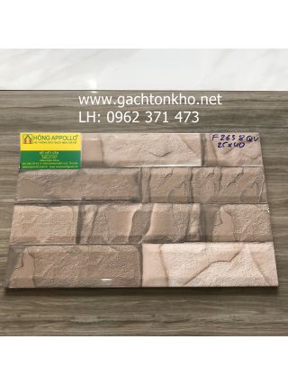 Gạch trang trí 25x40 ốp tường 3D F2638QV