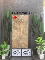 Gạch 60x120 ốp mặt tiền Asphalt Br