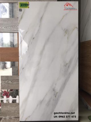Gạch 60x120 Ý Mỹ trằng vân khói cao cấp