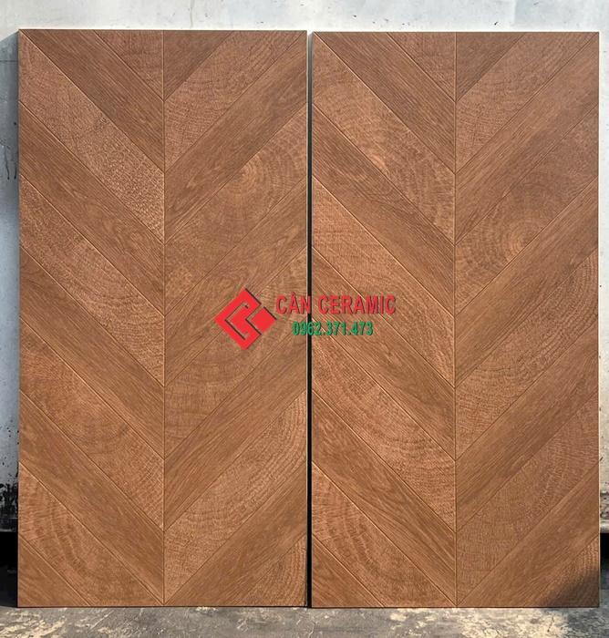 Gạch 60x120 vẫn gỗ xương c&aacute; 01