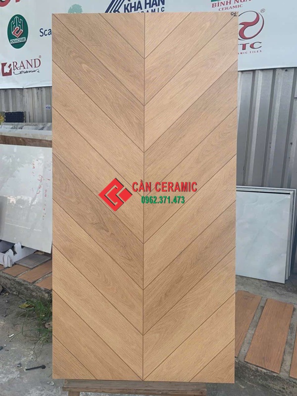 gạch gỗ 60x120 xương c&aacute; Trung Quốc