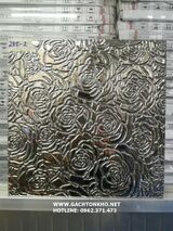 Gạch nhũ bạc hoa hồng 30x30 ms61