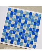 Gạch Mosaic dán bể bơi giá rẻ MS09