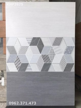 Gạch ốp tường phòng khách men mờ 30x60 Mikado KHP3975