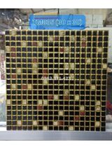 Nhũ vàng trang trí 30x30 caro TM035