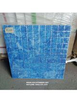 Gạch mosaic nhũ bạc 30x30 xanh biển
