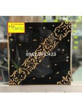 Gạch ánh kim vàng 30x30 đen nhũ