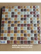 Gạch sọc caro nhũ bạc 30x30 ms31