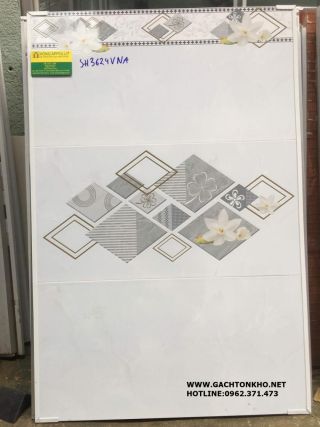 Gạch 30x60 trắng vân mây