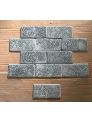 Đá tự nhiên vát cạnh 10x20 ốp tường cổng