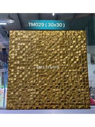 Gạch mosaic nhũ vàng điểm nhấn TM029