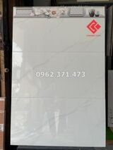 Dán tường 30x60 trắng vân khói