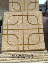 Gạch terrazzo 40x40 Ô Vuông Vàng