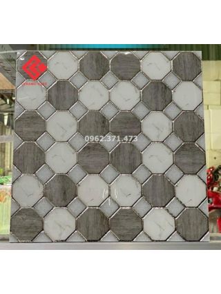 Gạch nhũ bạc 30x30 hình lục giác