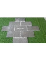 Đá băm xanh rêu 30x60 lát sân