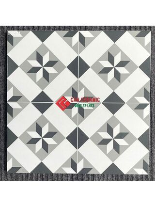 Gạch hoạ tiết bông cổ điển 40x40