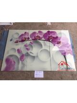 Gạch tranh 5D hoa lan cao cấp giá rẻ