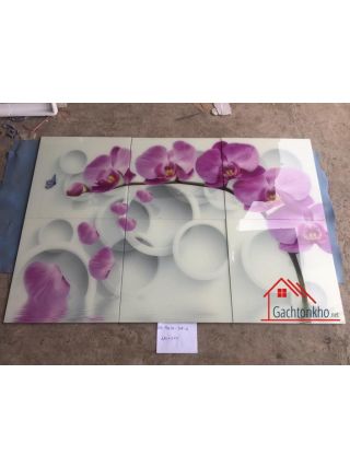 Gạch tranh 5D hoa lan cao cấp giá rẻ