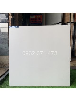 Đá mờ 60x60 trắng trơn lát nền KEMO63043