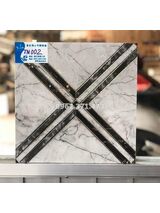 Điểm nhấn nhũ bạc 30x30 sang trọng