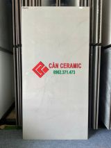 Gạch 60x120 bóng kính màu kem trơn max02