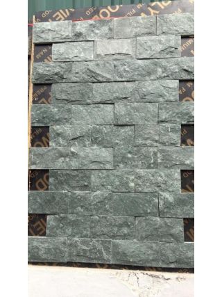 Đá tự nhiên ốp cột xanh rêu 10x20