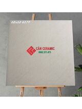 Gạch 60x60 mờ màu kem nhạt 607p