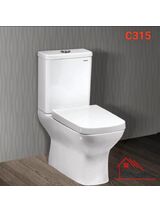 Bàn Cầu 1 Khối Cao Cấp Ceravi C-315