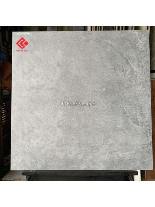 Gạch mờ lát phòng khách màu xám ghi đá